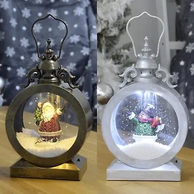 Christmas Lantern Snowman Santa Musical LED Light Snowing Decoration 13  • £24.99