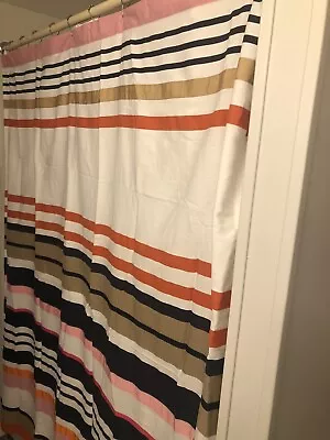 $15.95 • Buy Kate Spade Shower Curtain Stripe