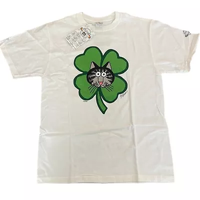 VTG Crazy Shirts Hawaii B. Kliban Cat T-Shirt White SS Size S NWT RARE • $74.78