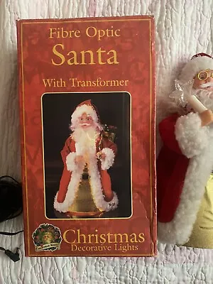 £25 • Buy Vintage Christmas Market Fibre Optic Santa