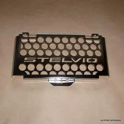 Moto Guzzi Stelvio 1200 Radiator Guard Cover STAINLESS 2008-2010 CLEARANCE PRICE • $49