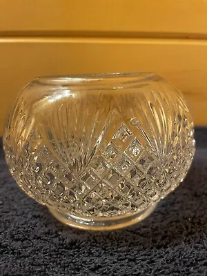 Waterford Cut Crystal Rose Bowl - Cecily - Decorative Bowl. • $58.75