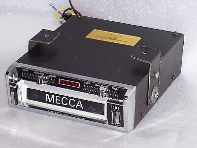 MECCA 8 TRACK TAPE PLAYER Car Truck GOOD WORKING CONDITION  SEE THE VIDEO Nice • $70