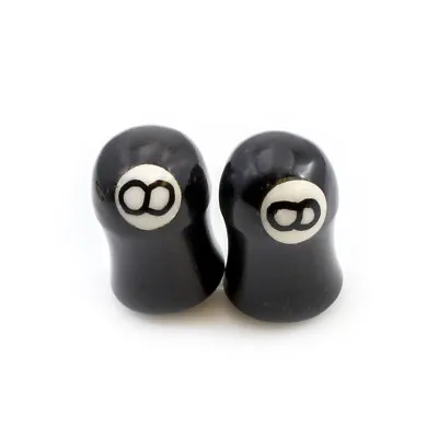 Pair Of Ear Plugs Made Of Organic Horn Bone With Ball 8 Design • $9.66