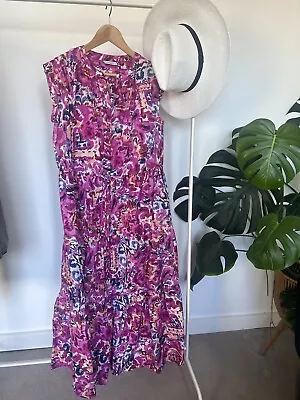 Susan's Hot Pink Maxi Dress Size 12 • $30