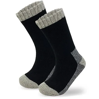 Mens Merino Wool Socks Winter Warm 2.4 Tog Hiking Walking Boot Sock Size UK 6-11 • £7.65