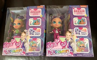 JOJO SIWA Loves HAIRDORABLES  Limited Ed D.R.E.A.M. 2 DOLLS BOTH STYLES NEW   • $68.72