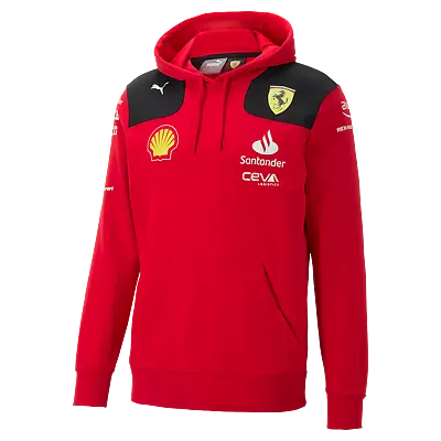 Scuderia Ferrari F1 Official Team Pullover Hoodie PUMA Red 2023 Free UK/Shipping • £30