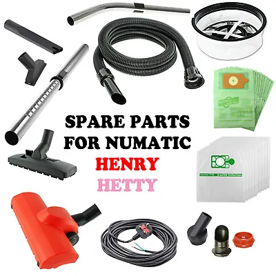 Spare Parts For NUMATIC HENRY HETTY Vacuum Cleaner Accessories Hose Tool Spares • £9.39