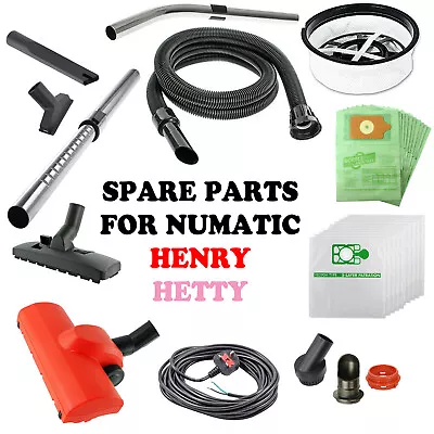 Spare Parts For NUMATIC HENRY HETTY Vacuum Cleaner Accessories Hose Tool Spares • £8.35