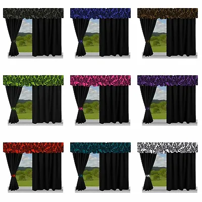 Caravan Curtains Fully Lined Ready Made Quality Made To Measure Free P&p • £29.95