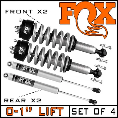 FOX Performance 2.0 Coilover Front Rear Shocks Fit 14-20 Ford F150 4WD 0-1  Lift • $1395.95