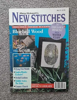 Magazine - Mary Hickmott`s New Stitches -  Cross Stitch - Issue 13 • £1.50