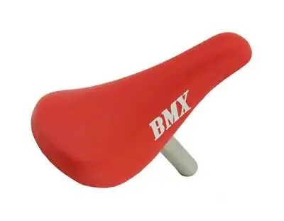 $14.95 • Buy Kids Bicycle Saddle Seat With Post Bmx Red