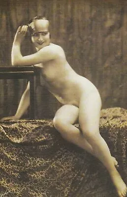 £1 • Buy Pin-Up Postcard Of A Nude C.1925~The Nostalgia Repro Postcard Series Set 1