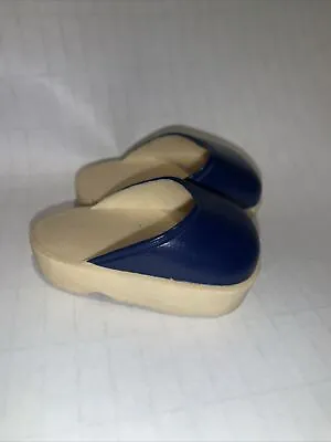 Vintage Fisher Price MY FRIEND MANDY Jenny Becky Mikey Dolls ~ BLUE Clogs /SHOES • $19.99