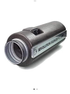 Revolution Vector Silenced AC Fan V2 12” (fits 10” Reducers Or Straight Coupling • £250