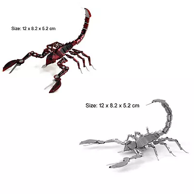 3D Metal DIY Scorpion Model Jigsaw-Style Puzzle • £15