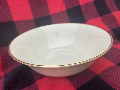 Lenox Mansfield Presidential Collection Round Serving Bowl Wedding Gold Trim • $25