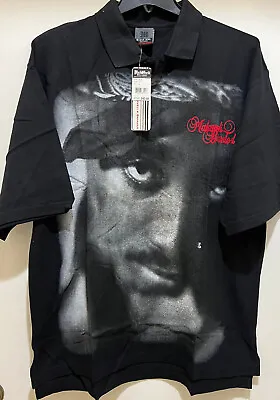 Tupac Makaveli Polo Black Color Vintage -Official Makaveli Brand NEW • $44.99