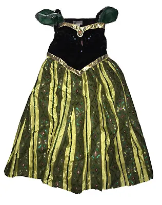 Disney Parks Frozen Princess Anna Dress Fancy Deluxe Costume 10/12 L • $19.99