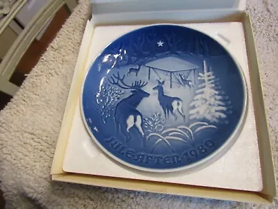 Bing & Grondahl B&G Christmas Collector Plates Denmark 1980 NIB • $5.19