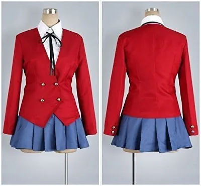 $53 • Buy Anime Tiger Dragon Toradora Aisaka Taiga Cosplay Costume School Uniform
