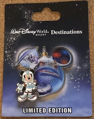 Disney WDW - 2012 Destinations Mickey Mouse Icon Epcot Pin LE 1000 • $55