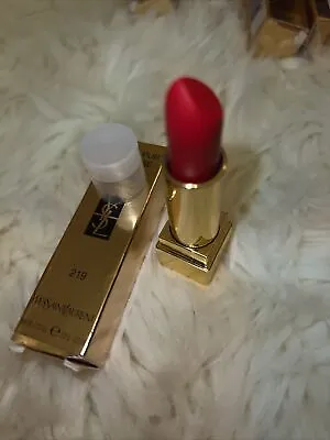 Yves Saint Laurent Rouge Pur Couture 219 ROUGE TATOUAGE Lipstick BRANDNEW BOXED • £15