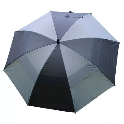 Wind Jammer Oversized 62  Vented Canopy Golf Umbrella Black/Gray • $27.99