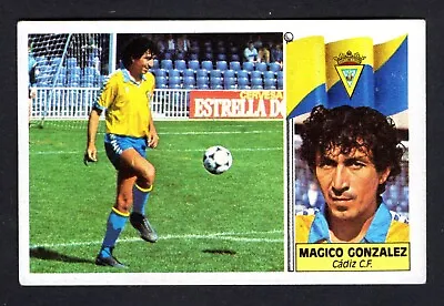 Jorge Magico Gonzalez - Cadiz Cf 1986-87 Card Liga Este Panini 86/87 Recovered • $90