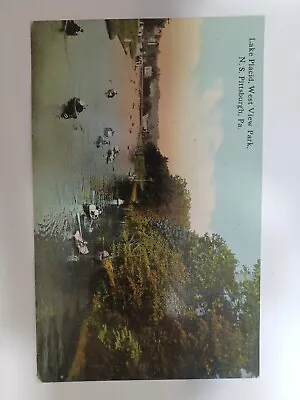 Vintage RPPC Postcard Lake Placid West View Park Pittsburgh Unused Early 1900s • $9.98