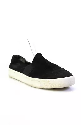 Vince Womens Suede Slip On Low Top Sneakers Black Size 8 M • $2.99