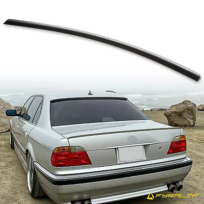 Fyralip Rear Trunk Lip Spoiler For BMW 7 Series E38 Unpainted Matte Black • $61.56