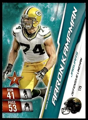 2010 Panini Adrenalyn Xl Aaron Kampman Jacksonville Jaguars #179 • $2.40