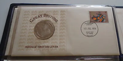 £24.95 • Buy 1974 Henry V Silver Medal Cover PNC Great Britons England John Pinches