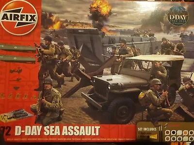 Airfix D-Day Sea Assult Scale Model Kit 1:72 A50156 • £35