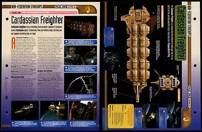 £1.49 • Buy Cardassian Freighter - The Cardassian Fleet - Star Trek Fact File Page