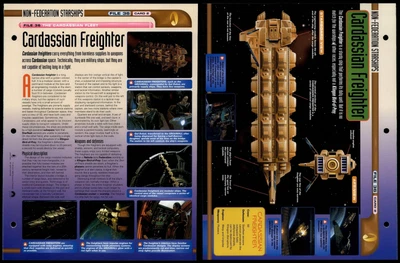 £1.49 • Buy Cardassian Freighter - The Cardassian Fleet - Star Trek Fact File Page
