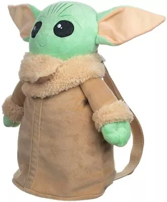 Mandalorian The Child Baby Yoda Grogu Plush Mini Backpack BioworldNWT • $22