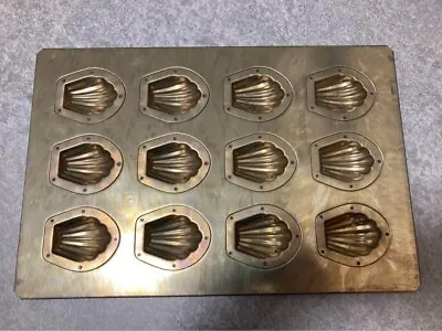 Chiyoda Metal Baking Mold Shell Silicon Processing Mini Madeleine 12Pieces Japan • $104.89