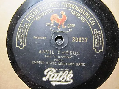 1920 PATHE Empire State Military Band Trovatore ANVIL CHORUS / Jolly Coppersmith • $14.99