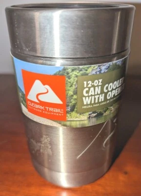 $10.50 • Buy Ozark Trail Drink Sleeve Vacuum-Sealed Stainless Steel Camping Can Cooler 12 Oz