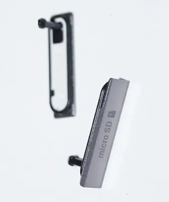 Sony Xperia Z1 Compact D5503 Micro SD Compartment Cover Black • $5.69