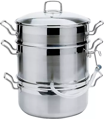 Stainless Steel Steamer/Juicer 11Qts/10.4L 4Qts/3.8L 8.5Qts/8L As Shown • $258.50
