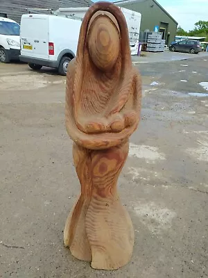 £350 • Buy  Sussex Chainsaw Wood Carving Mother Child  Garden Rustic Sculpture Decoration