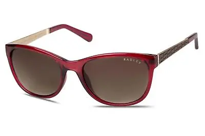 Radley Sunglasses Women's Sasha 162 Gloss Burgundy Crystal/Brown Gradient • £53.99