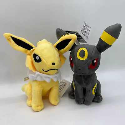 £17.29 • Buy 2X Jolteon Umbreon Plush Soft Toy Doll Teddy Stuffed Animal 7.5 &8.5 