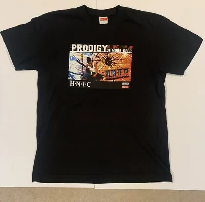 Supreme HNIC Prodigy Of Mobb Deep Rap Tee Shirt Black 2021 Size Medium Rare • $99.99