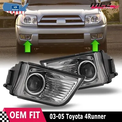 For 2003-05 Toyota 4Runner Fog Lights Factory Clear Lens Bumper Lamps Left+Right • $43.99